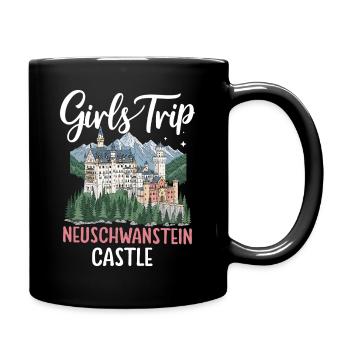 Girls Trip Neuschwanstein Castle - Tasse einfarbig - Schwarz - Rechts