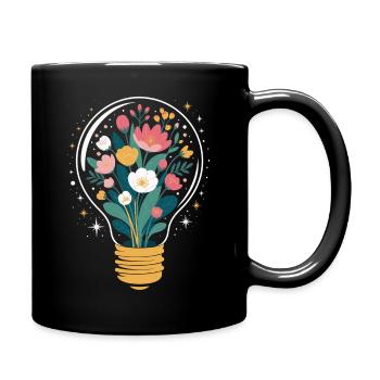 Flowers Wildflowers - Full Colour Mug - black - Right