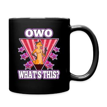 OwO What's This? - Tasse einfarbig - Schwarz - Rechts