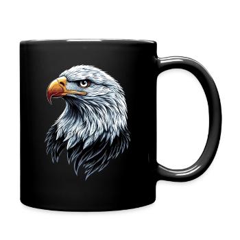 Eagle Bald Eagle Golden Eagle White-tailed Eagle - Full Colour Mug - black - Right