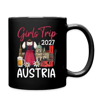 Girls Trip 2027 Austria - Tasse einfarbig - Schwarz - Rechts