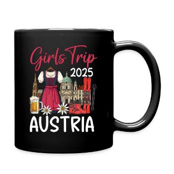 Girls Trip 2025 Austria - Full Colour Mug - black - Right