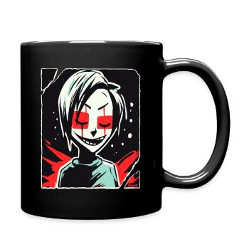 Dark Humanoid Canvas Art - Full Colour Mug - black - Right