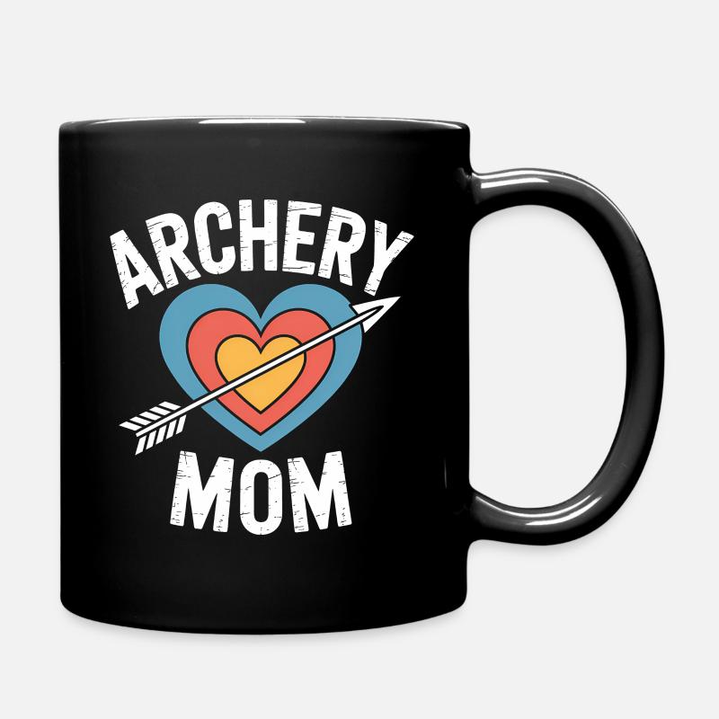 Bogenschießen Spruch Mutter Bogenschießen Geschenk - Tasse einfarbig - Schwarz