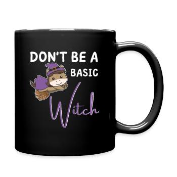 Cheval Sorcière d'Halloween Les sorcières ne sont pas des sorcières de base - Mug uni - noir - Droite