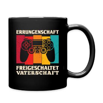 Expectant Father ACHIEVEMENT UNLOCKED - Full Colour Mug - black - Right