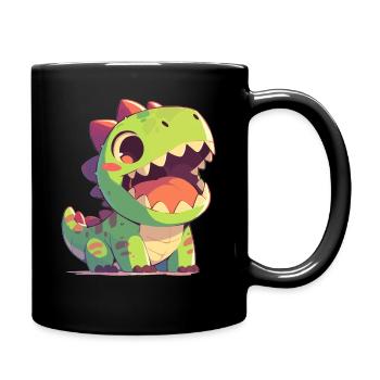 Dino Dinosaure Dinosaure - Mug uni - noir - Droite