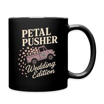 Hochzeitsflorist Blumendesigner -crew Bouquet - Tasse einfarbig - Schwarz - Rechts