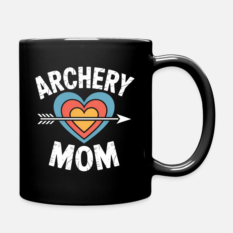 Bogenschießen Spruch Mutter Bogenschießen Geschenk - Tasse einfarbig - Schwarz