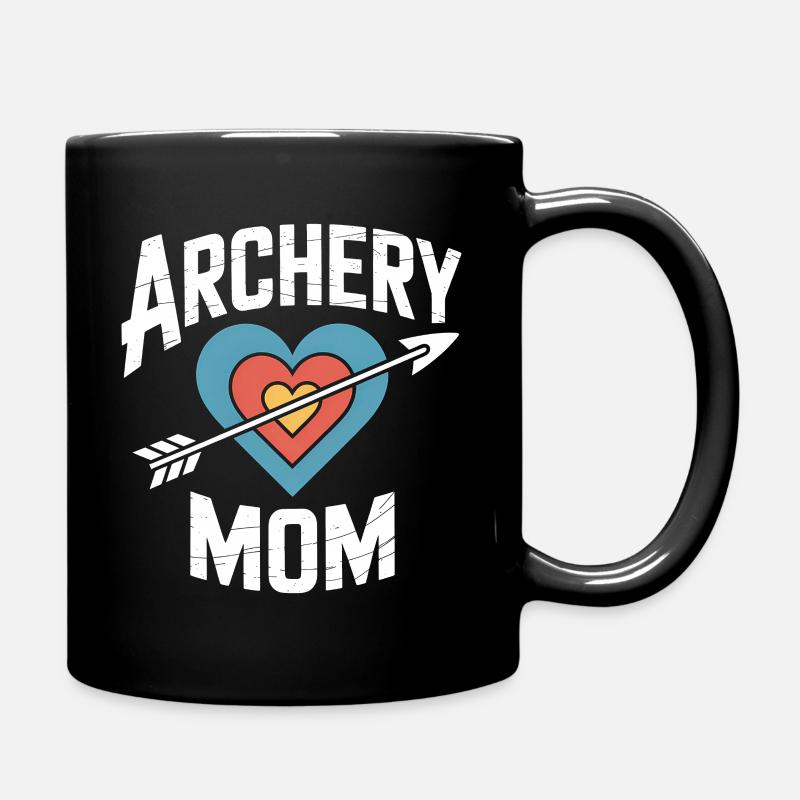 Bogenschießen Spruch Mutter Bogenschießen Geschenk - Tasse einfarbig - Schwarz