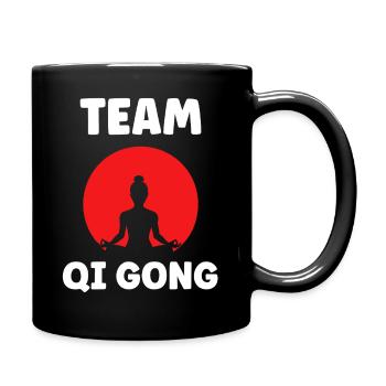 Design Qi Gong Équilibre Zen - Mug uni - noir - Droite