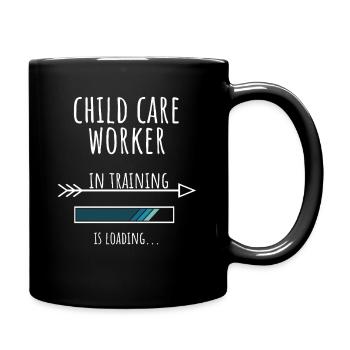 Gift Profession Education Childcare Worker - Full Colour Mug - black - Right