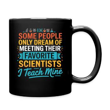 Science Lover Saying - Full Colour Mug - black - Right
