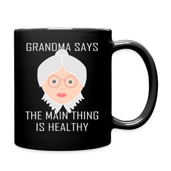 granny - Full Colour Mug - black - Right