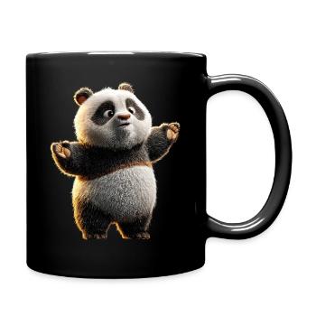 Panda Bear Giant Pandas Giant Panda Cute Panda Bear - Full Colour Mug - black - Right