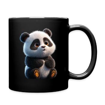 Panda Bear Giant Pandas Giant Panda Cute Panda Bear - Full Colour Mug - black - Right