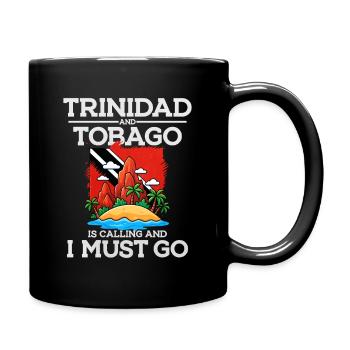 Caribbean Island Paradise Trinidad and Tobago - Full Colour Mug - black - Right