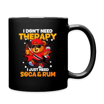 Trinité-et-Tobago Teddy avec Soca et rhum - Mug uni - noir - Droite