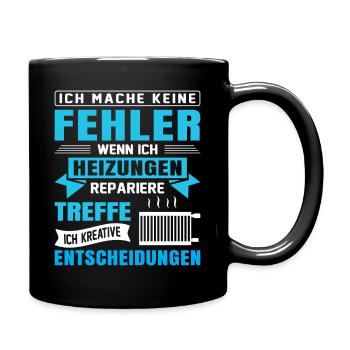 Heating Engineer Heating Construction Plumber Plumber - Full Colour Mug - black - Right