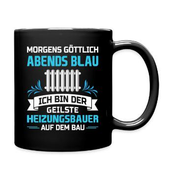 Heating Engineer Heating Construction Plumber Plumber - Full Colour Mug - black - Right