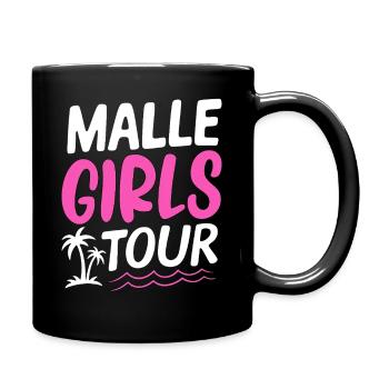 Malle Girls Tour - Full Colour Mug - black - Right