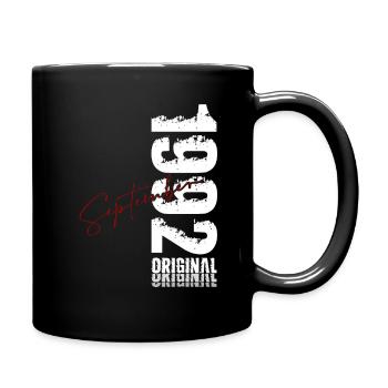 35e anniversaire Original septembre 1992 - Mug uni - noir - Droite
