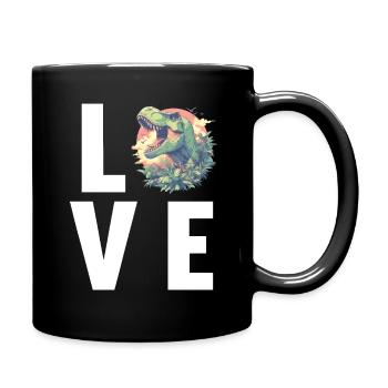 Dino Dinosaure Dinosaure - Mug uni - noir - Droite