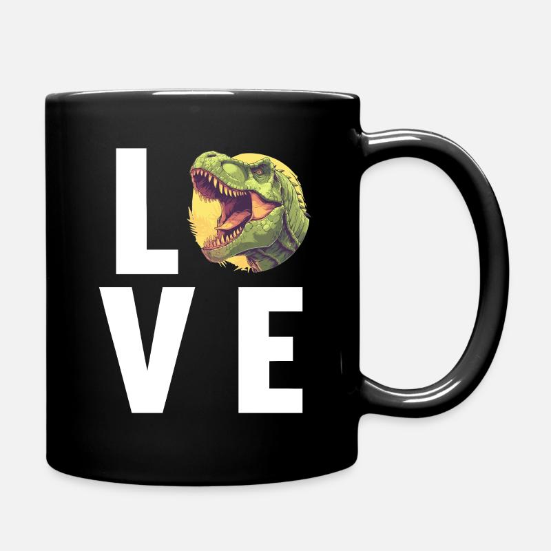Dino Dinosaure Dinosaure - Mug uni - noir