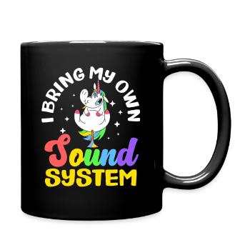 Public Fart Funny Inappropriate - Full Colour Mug - black - Right