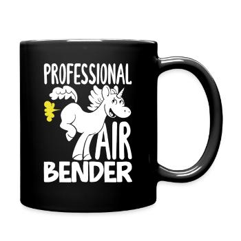 Public Fart Funny Inappropriate - Full Colour Mug - black - Right