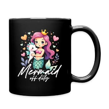 Sirène Sirènes Sirène hors service - Mug uni - noir - Droite