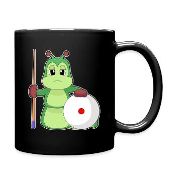 Raupe Billiard Queue - Tasse einfarbig - Schwarz - Rechts