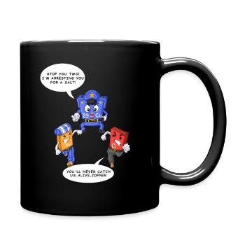 Professeur de chimie drôle – Elents du tableau périodique - Mug uni - noir - Droite