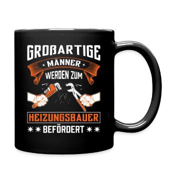 Chauffagiste Plombier Plombier de construction chauffage - Mug uni - noir - Droite