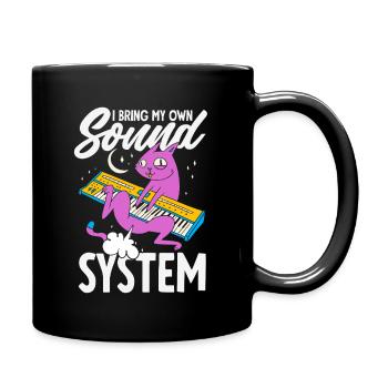 Public Fart Funny Inappropriate - Full Colour Mug - black - Right