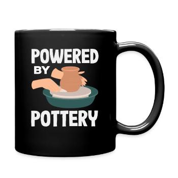 Powered by Ceramics - Full Colour Mug - black - Right
