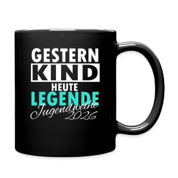 Youth Consecration 2026 Yesterday Child Today Legend - Full Colour Mug - black - Right