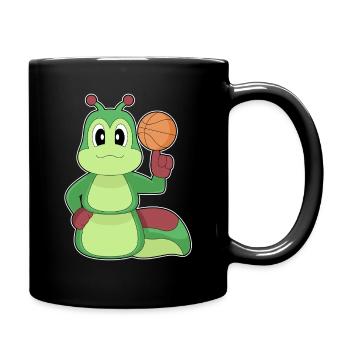 Joueur de basket-ball Caterpillar - Mug uni - noir - Droite