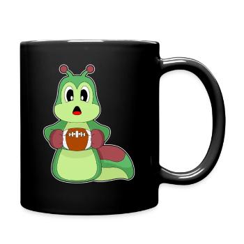 Football américain Caterpillar - Mug uni - noir - Droite