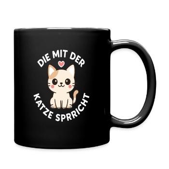 Amour de chat - maman chat - Mug uni - noir - Droite