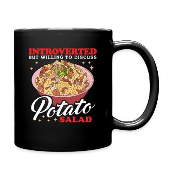 Salade de pommes de terre Cadeau de salade de pommes de terre - Mug uni - noir - Droite
