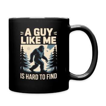 Quelqu'un comme moi est difficile à trouver Bigfoot - Mug uni - noir - Droite