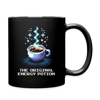 La boisson énergisante originale | Café - Mug uni - noir - Droite