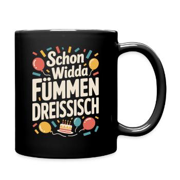 Widda Fümmen Dreissisch fête déjà ses 50 ans - Mug uni - noir - Droite