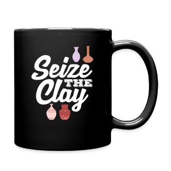 Töpfern Seize The Clay Inspiration - Tasse einfarbig - Schwarz - Rechts
