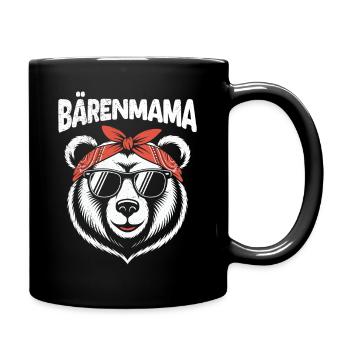 Future maman MAMAN OURS Bientôt maman Drôle - Mug uni - noir - Droite
