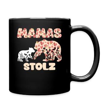 Future maman FIÈRE DE MAMAN Drôle - Mug uni - noir - Droite