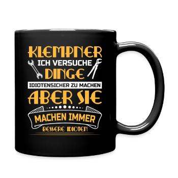 Heating Engineer Heating Construction Plumber Plumber - Full Colour Mug - black - Right