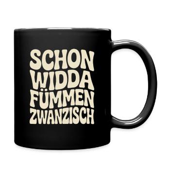 Already Widda Fümmen Zwanzisch 50th birthday - Full Colour Mug - black - Right