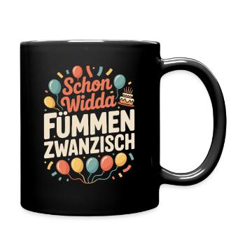 Widda Fümmen Zwanzisch fête déjà ses 50 ans - Mug uni - noir - Droite
